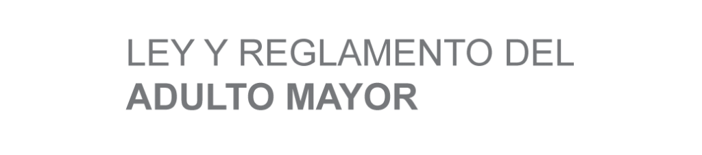documento reglamento del adulto mayor